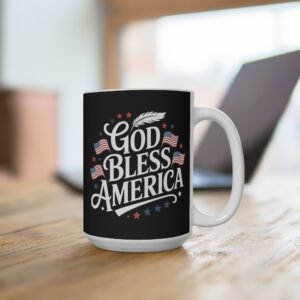 250 Years Celebration Mug — 1776–2026 American Flag Commemorative 15oz
